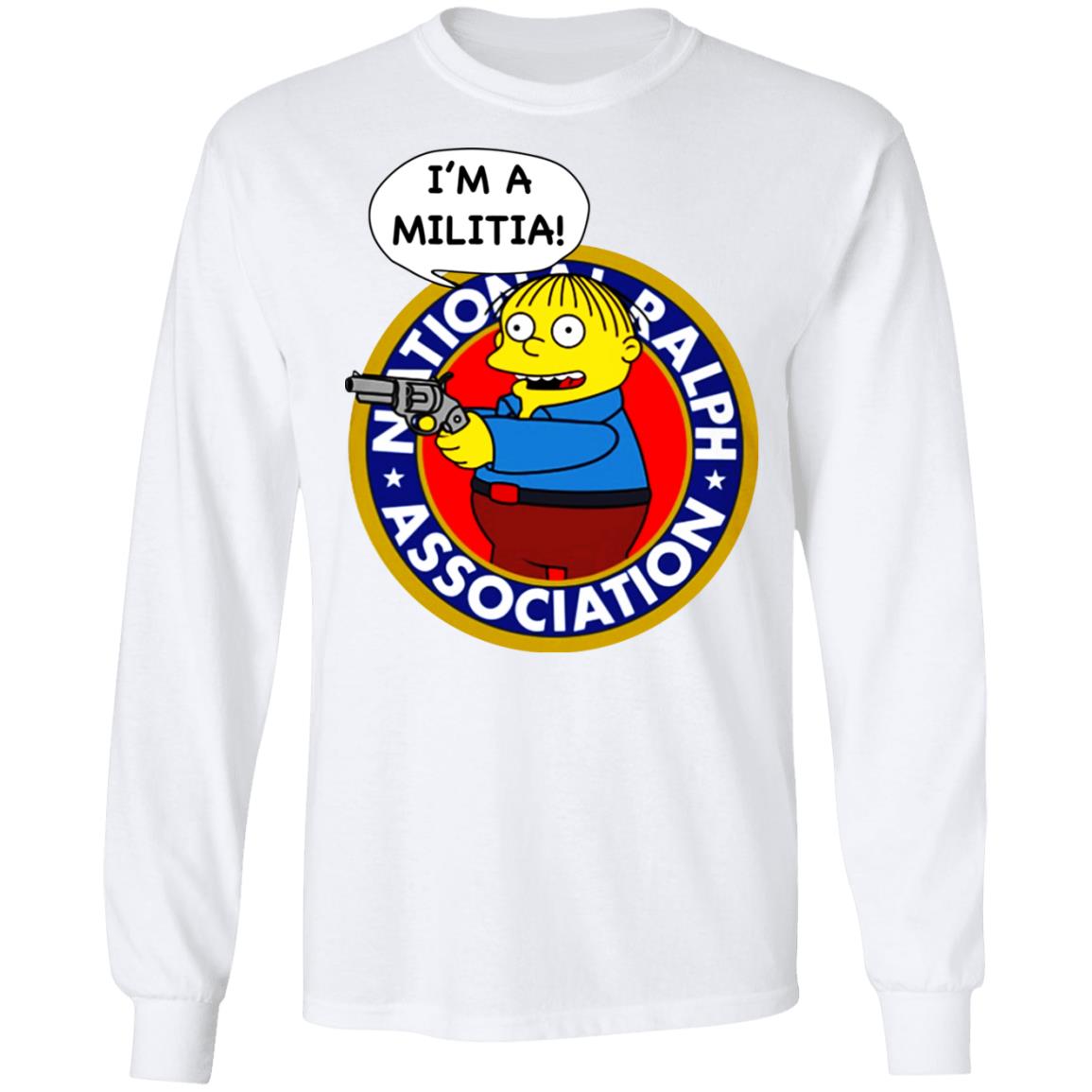 i am the militia t shirt