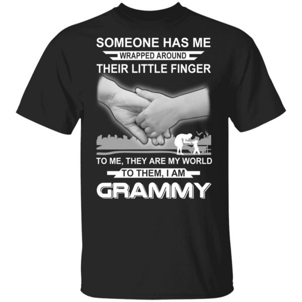 Someone Has Me Wrapped Around Their Little Finger To Me, I Am Grammy T-Shirts 1