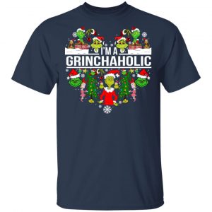 The Grinch I’m A Grinchaholic Christmas T-Shirts 15