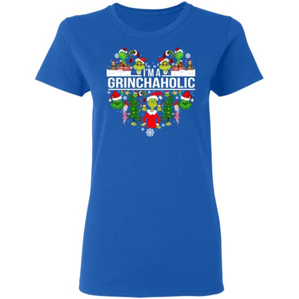 The Grinch I’m A Grinchaholic Christmas T-Shirts 8