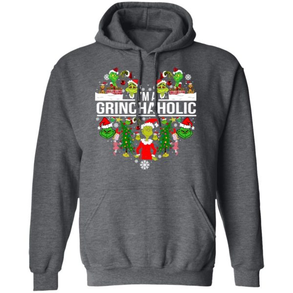 The Grinch I’m A Grinchaholic Christmas T-Shirts 12