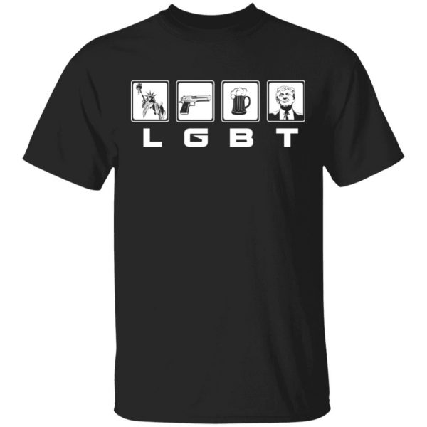 LGBT Gun Beer Donald Trump T-Shirts, Hoodies, Sweatshirt 1