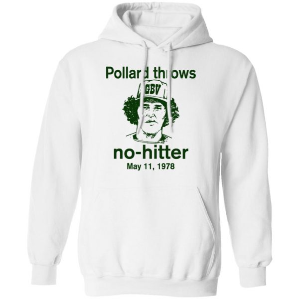 Pollard Throws No-Hitter May 11, 1978 T-Shirts 4