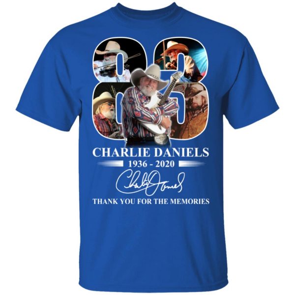 Remembering Charlie Daniels 1936 2020 T-Shirts 4