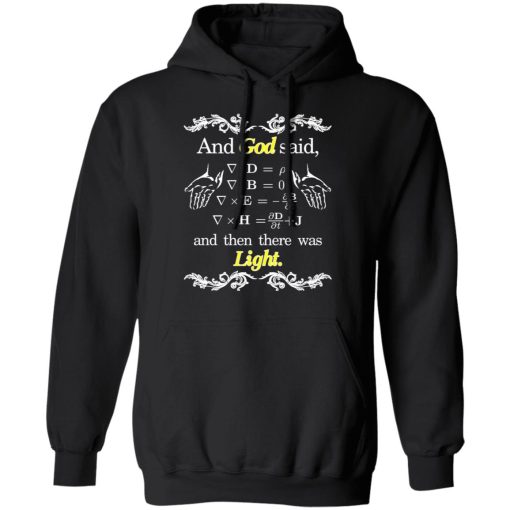 God Said Maxwell Equations Christian Physics Nerd T-Shirts, Hoodies, Sweatshirt - Image 4