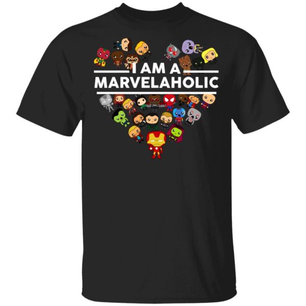 I Am A Marvelaholic T-Shirts 1