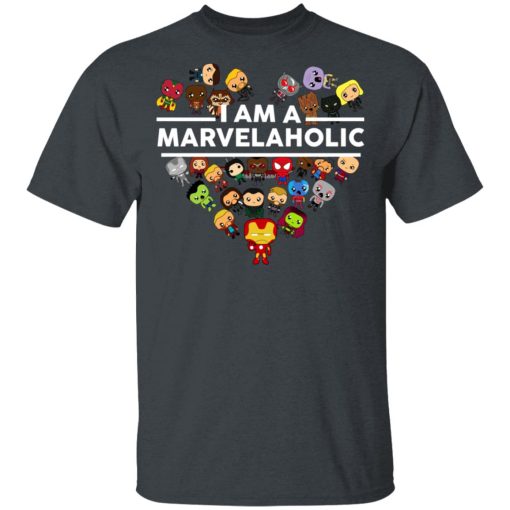 I Am A Marvelaholic T-Shirts - Image 2