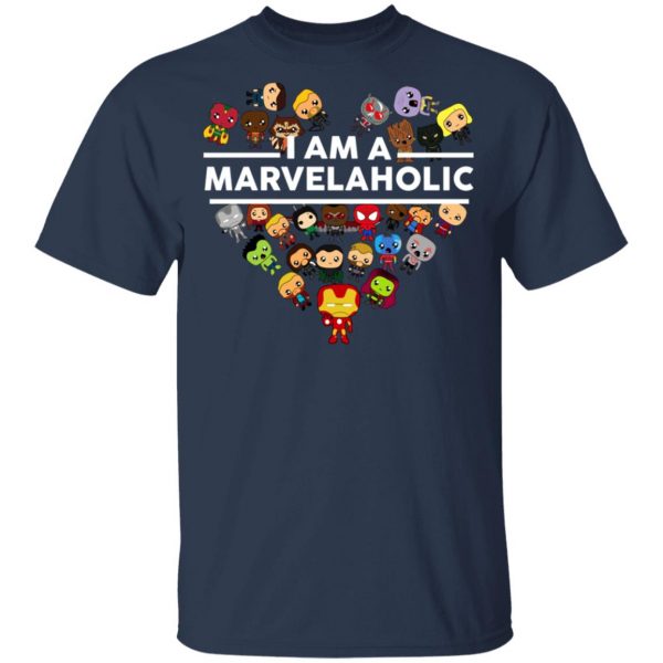 I Am A Marvelaholic T-Shirts 3