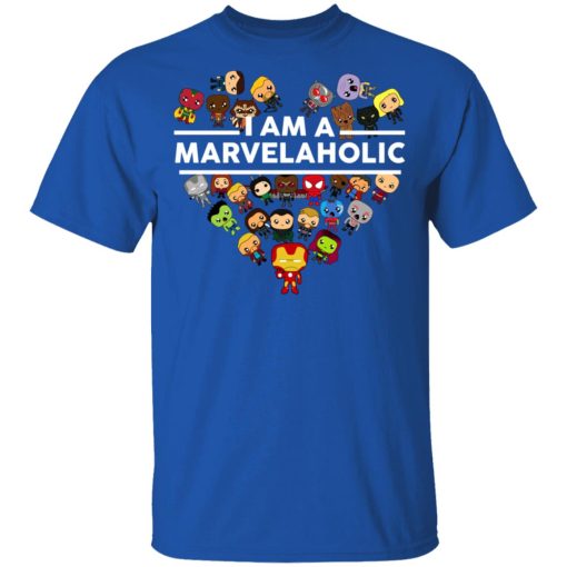 I Am A Marvelaholic T-Shirts - Image 4