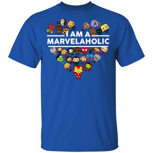 I Am A Marvelaholic T-Shirts 4
