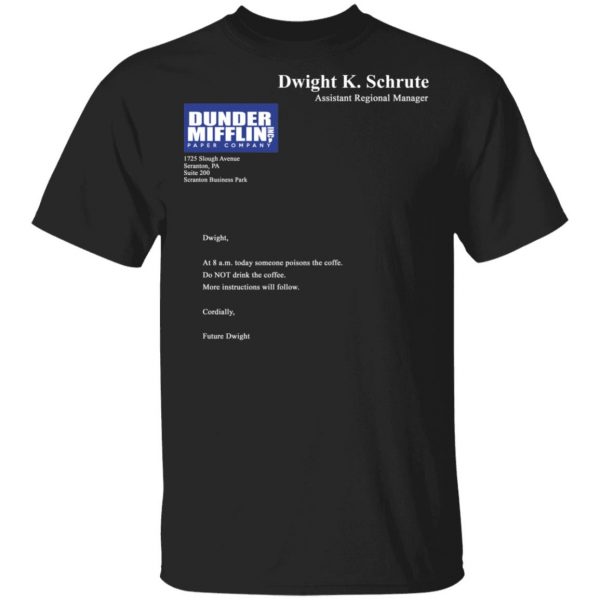 Dwight K. Schrute – Dunder Mifflin Paper Company T-Shirts 1
