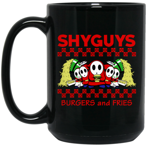 Shyguys Burgers And Fries Mug 2