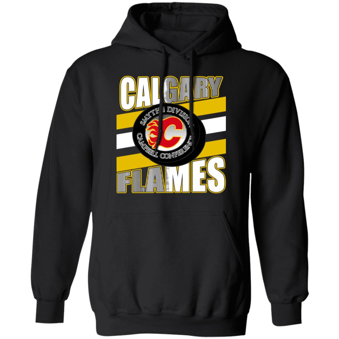 Calgary Flames Black Hooded Sweatshirt