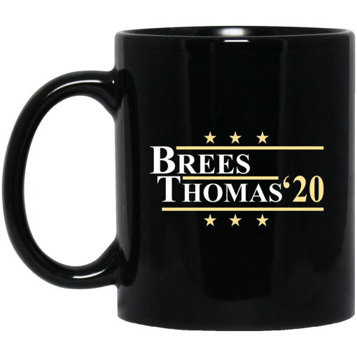 Vote Brees Thomas 2020 President Mug 1