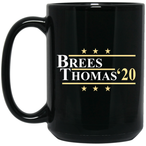 Vote Brees Thomas 2020 President Mug 2