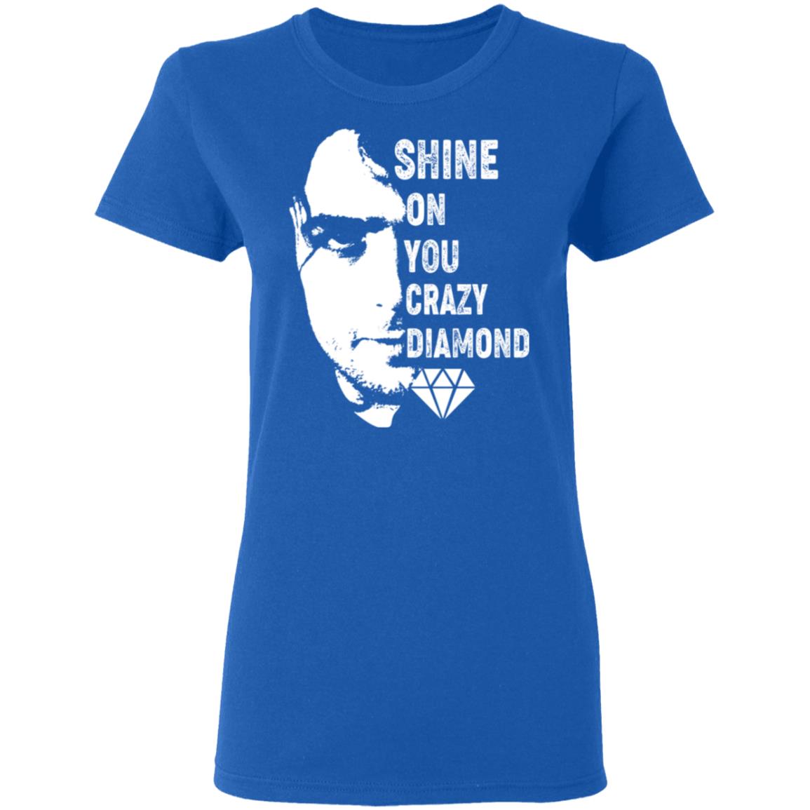 shine on you crazy diamond t shirt