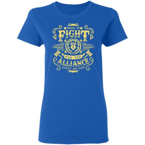 Proud To Fight For The Alliance Justice And Glory World Of Warcraft T-Shirts, Hoodies, Sweatshirt - Image 8