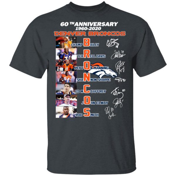 60th Anniversary Denver Broncos 1960 2020 T-Shirts, Hoodies, Sweatshirt 2