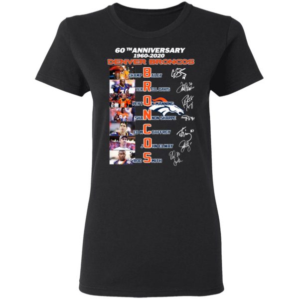 60th Anniversary Denver Broncos 1960 2020 T-Shirts, Hoodies, Sweatshirt 3