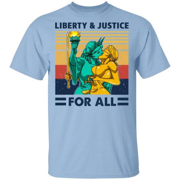 Liberty & Justice For All Vintage T-Shirts, Hoodies, Sweatshirt 1
