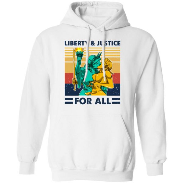 Liberty & Justice For All Vintage T-Shirts, Hoodies, Sweatshirt 4