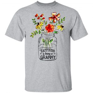 Happiness Is Being A Grammy Flower T-Shirts, Hoodies, Sweatshirt 14