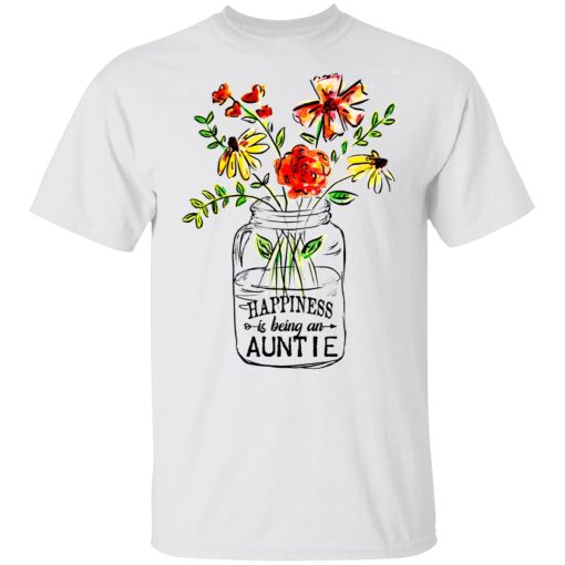 Happiness Is Being A Auntie Flower T-Shirts, Hoodies, Sweatshirt 2