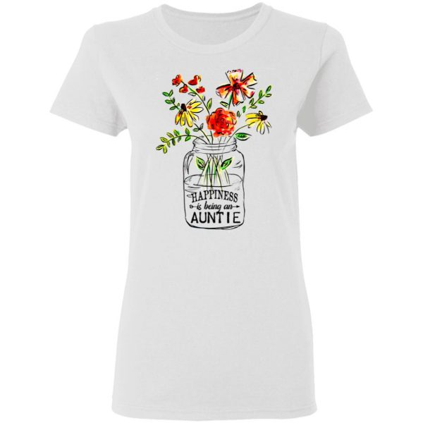 Happiness Is Being A Auntie Flower T-Shirts, Hoodies, Sweatshirt 5