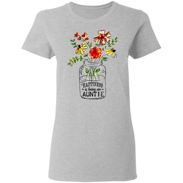 Happiness Is Being A Auntie Flower T-Shirts, Hoodies, Sweatshirt 6