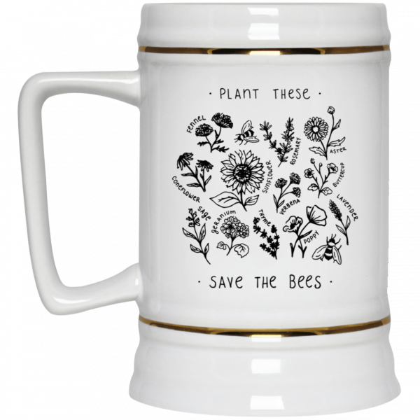 Plant These Save The Bees Mug 4