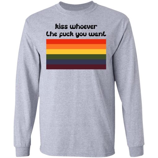 LGBT Kiss Whoever The Fuck You Want T-Shirts, Hoodies, Sweatshirt 7