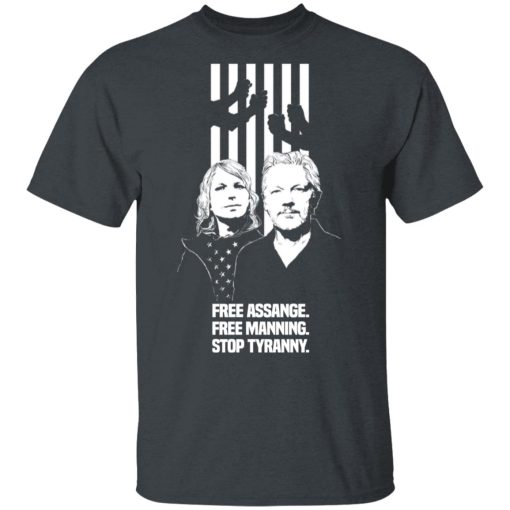 Free Assange. Free Manning. Stop Tyranny T-Shirts, Hoodies, Sweatshirt - Image 2