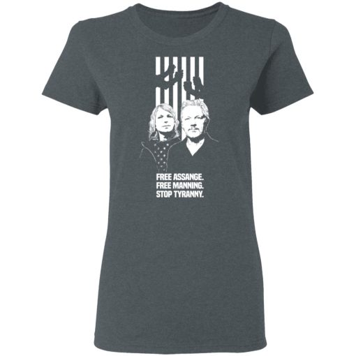 Free Assange. Free Manning. Stop Tyranny T-Shirts, Hoodies, Sweatshirt - Image 6