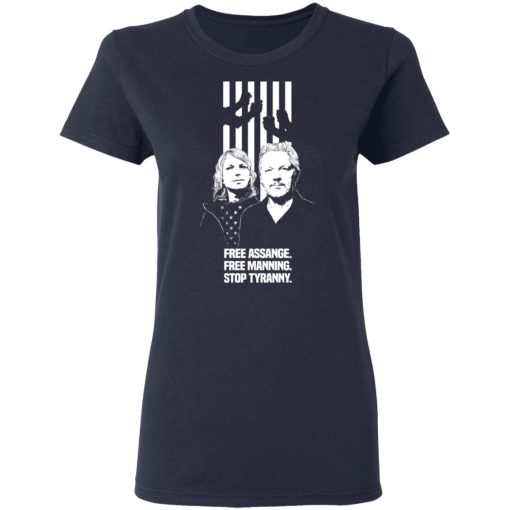 Free Assange. Free Manning. Stop Tyranny T-Shirts, Hoodies, Sweatshirt - Image 7