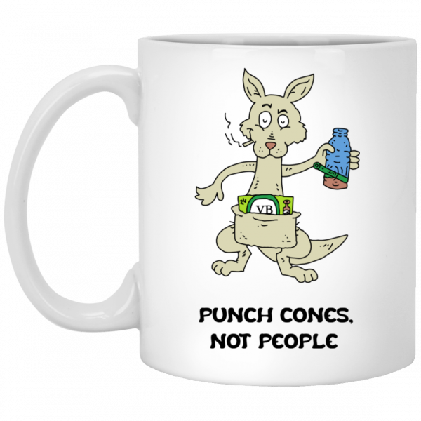 Punch Cones, Not People Mug Coffee Mugs 3
