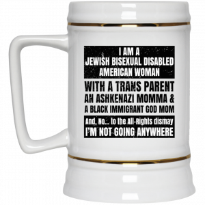 I Am A Jewish Bisexual Disabled American Woman Mug 7