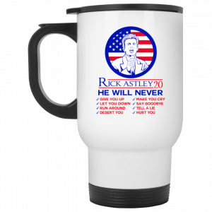 Rick Astley 2020 He Will Never Mug Coffee Mugs 2