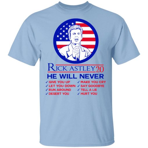 Rick Astley 2020 He Will Never T-Shirts, Hoodies, Sweatshirt