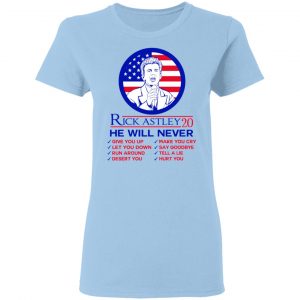 Rick Astley 2020 He Will Never T-Shirts, Hoodies, Sweatshirt 15