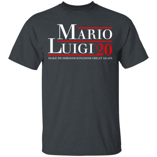 Mario Luigi 2020 Make Mushroom Kingdom Great Again T-Shirts, Hoodies, Sweatshirt 2