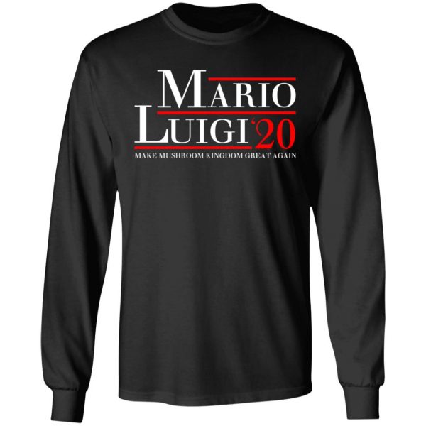 Mario Luigi 2020 Make Mushroom Kingdom Great Again T-Shirts, Hoodies, Sweatshirt 9