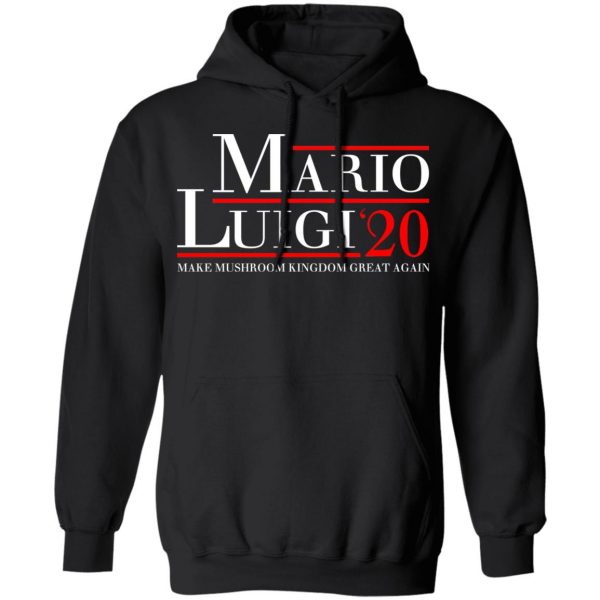 Mario Luigi 2020 Make Mushroom Kingdom Great Again T-Shirts, Hoodies, Sweatshirt 10