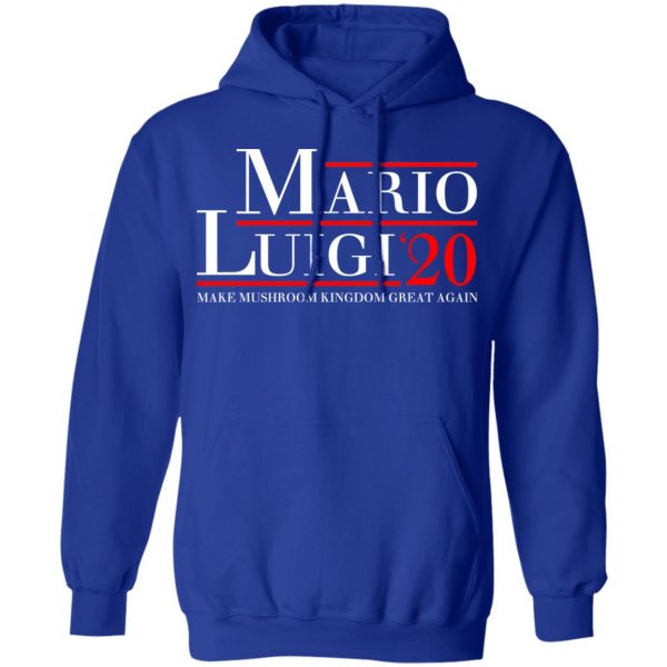 Mario Luigi 2020 Make Mushroom Kingdom Great Again T-Shirts, Hoodies, Sweatshirt 13