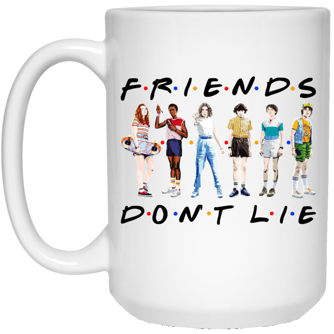 1 Mug Tcombo MUG_00004b_1PK Mug Friends Dont Lie 11 oz