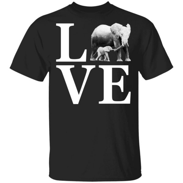 I Love Elephants Vintage Look Elephant T-Shirts, Hoodies, Sweatshirt 1
