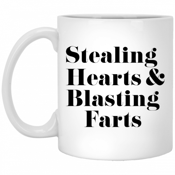 Stealing Hearts & Blasting Farts Mug 1