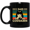Mia Wallace I Said Goddamn Mug Coffee Mugs