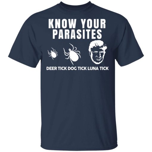 Know Your Parasites Deer Tick Dog Tick Luna Tick T-Shirts, Hoodies, Sweatshirt 1