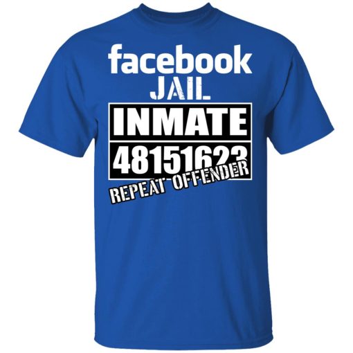 Facebook Jail Inmate 48151623 Repeat Offender T-Shirts, Hoodies, Sweatshirt - Image 4