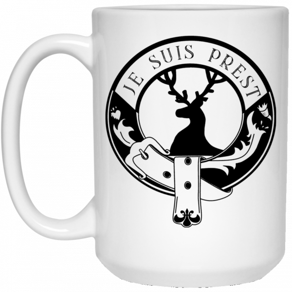 Je Suis Prest Logo Mug 3